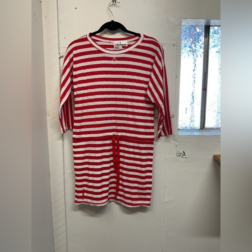 Flying Colors Red & White Made in USA, Dress Size Medium